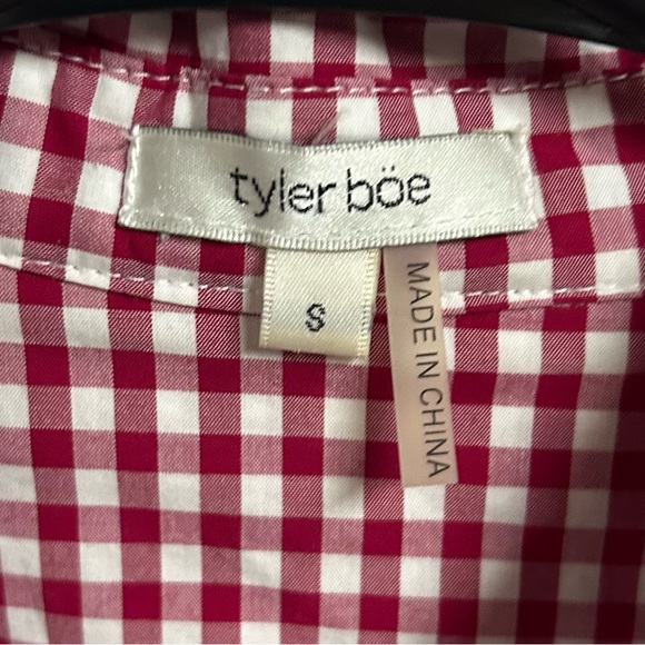 Tyler Boe Red Gingham Sherri Tunic - Picture 6 of 7